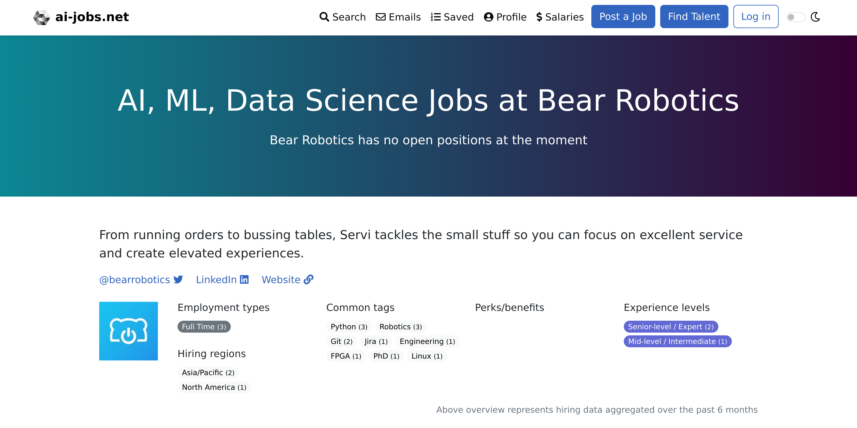 Jobs At Bear Robotics Ai