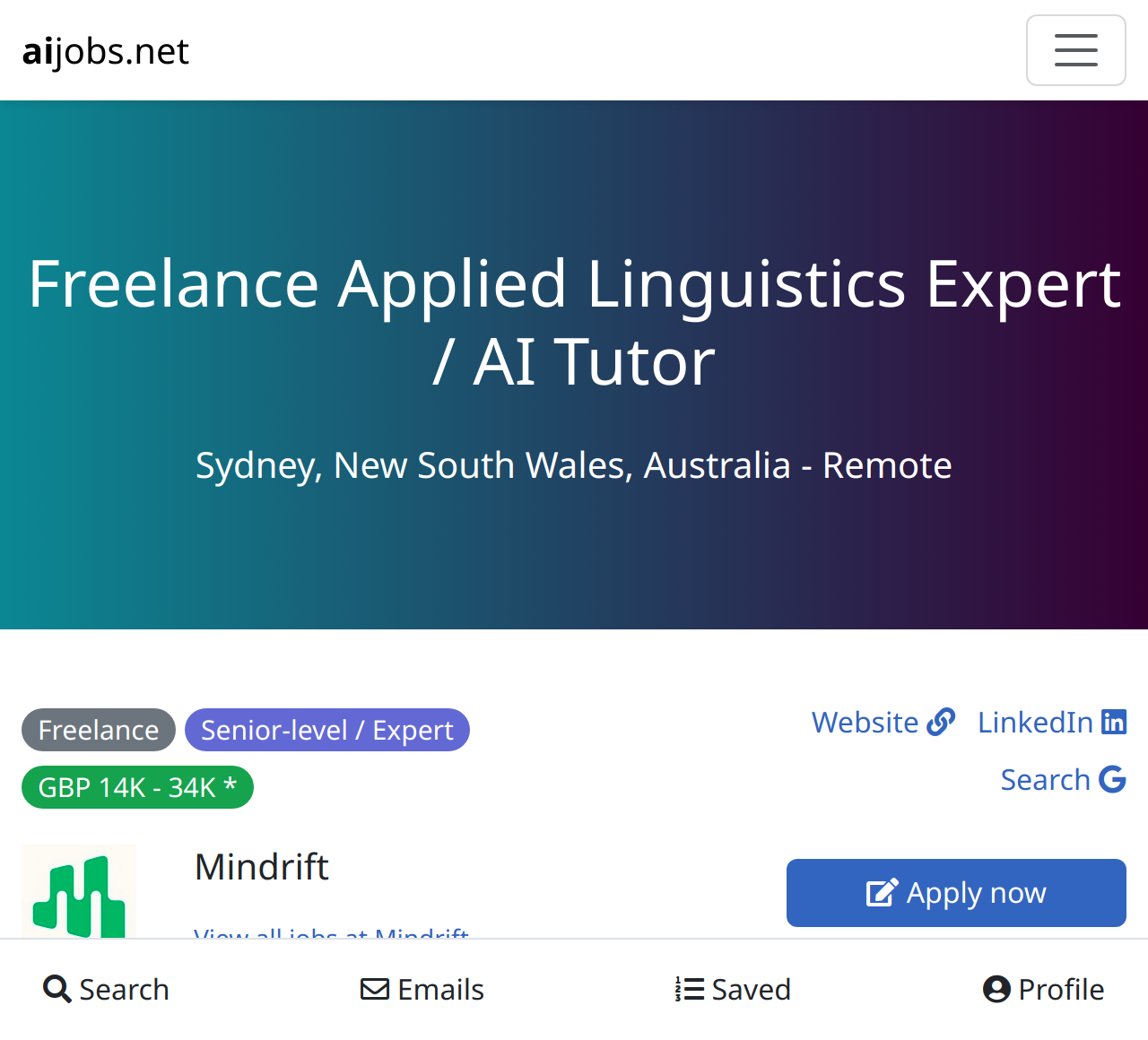 Freelance Applied Linguistics Expert / AI Tutor @ Mindrift