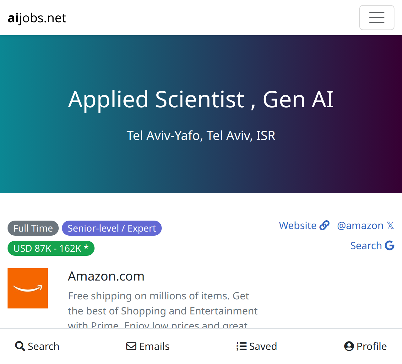 Applied Scientist , Gen AI @ Amazon.com