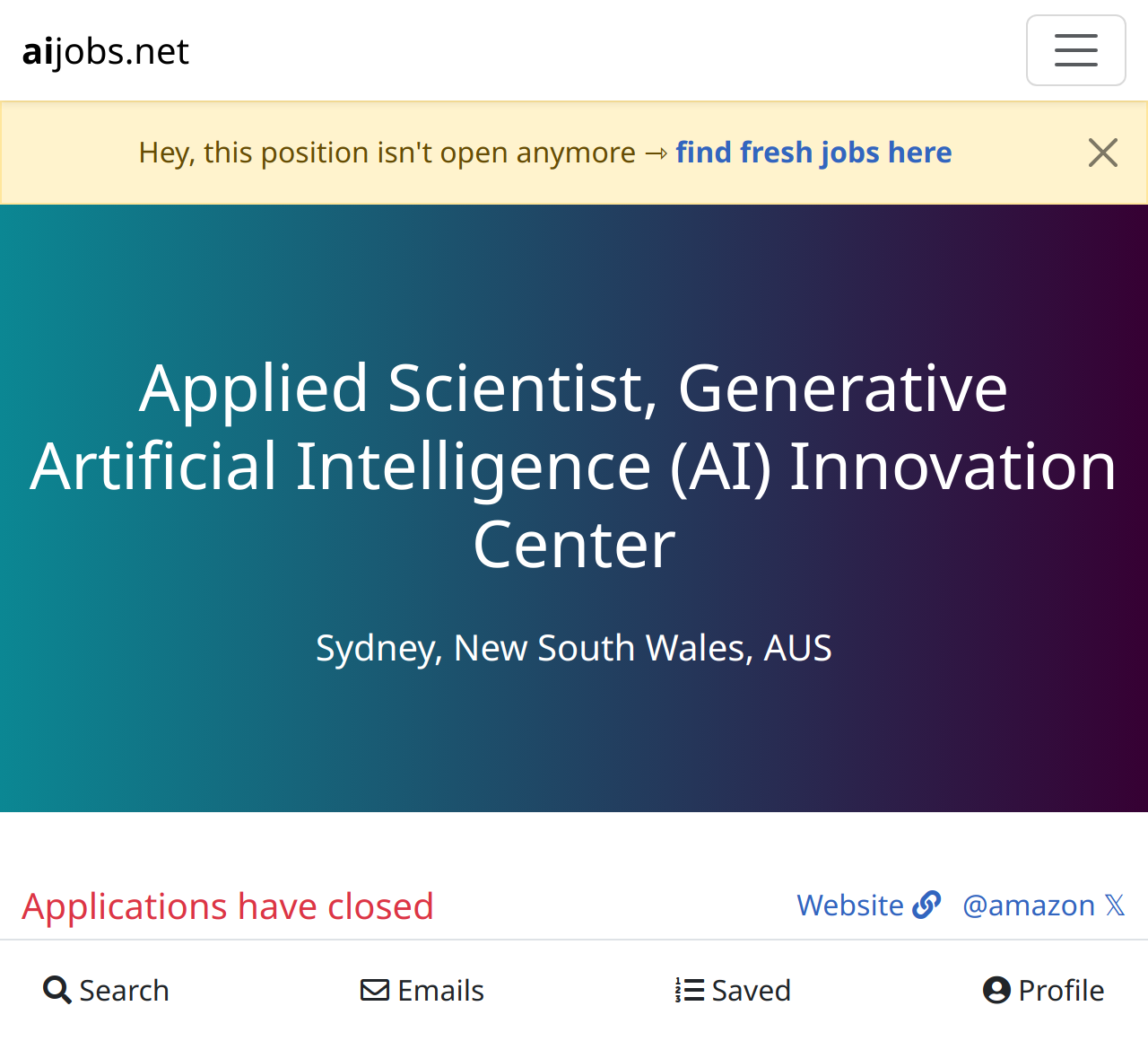 Applied Scientist, Generative Artificial Intelligence (AI) Innovation Center @ Amazon.com