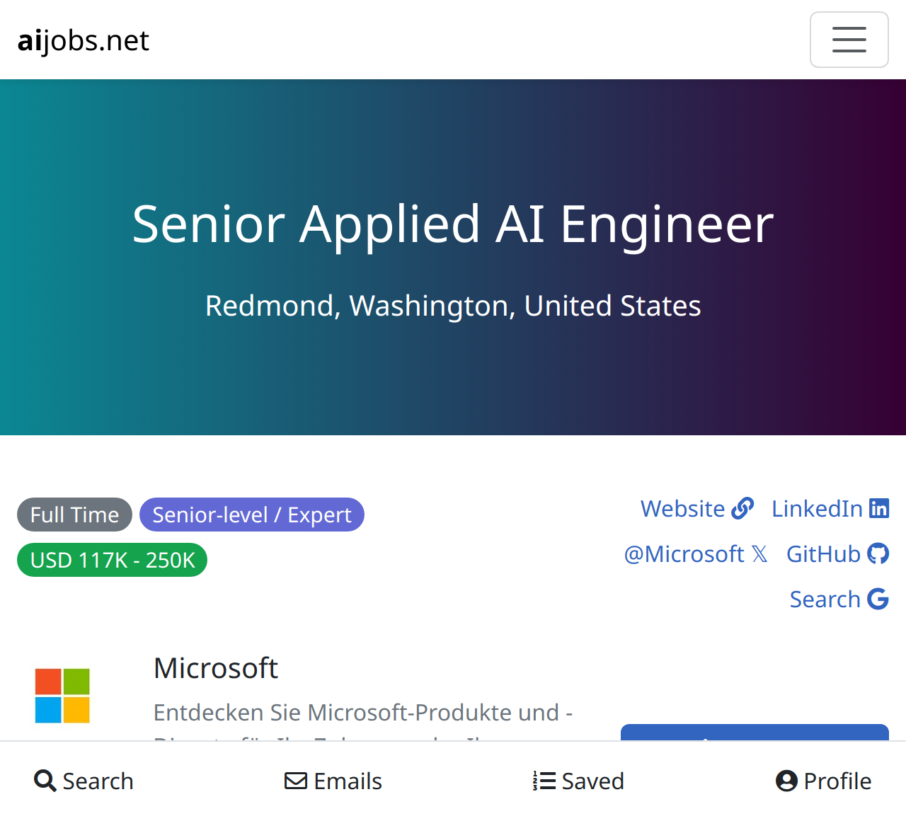 Senior Applied AI Engineer @ Microsoft