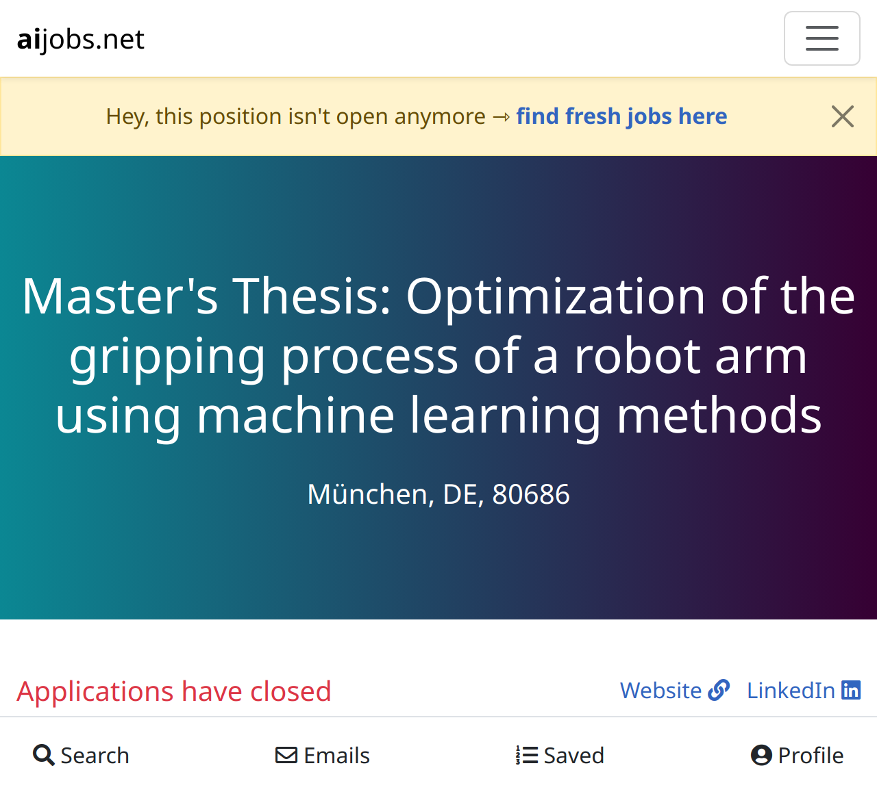 master thesis fraunhofer